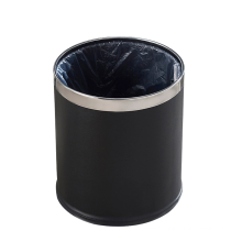 Best Selling Superior Quality Latest DesHotel Room Dual and Single layer waste bin,round dust bin and trash can with custom logo